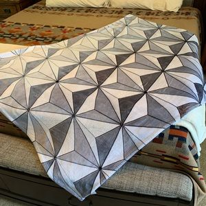 Epcot Spaceship Earth Plush Blanket